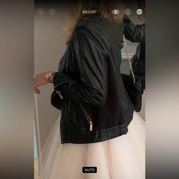 Michael Kors Leather Jacket - Picture 1 of 5